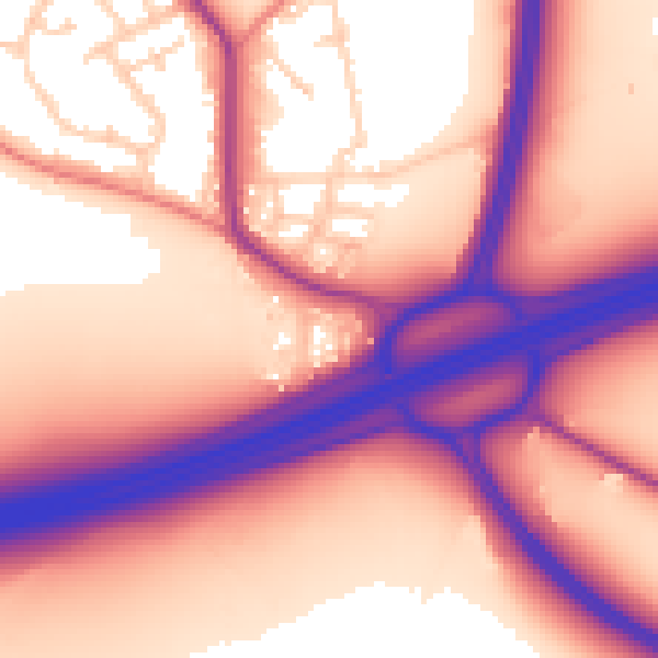 Daytime road noise heatmap for L35 6PZ