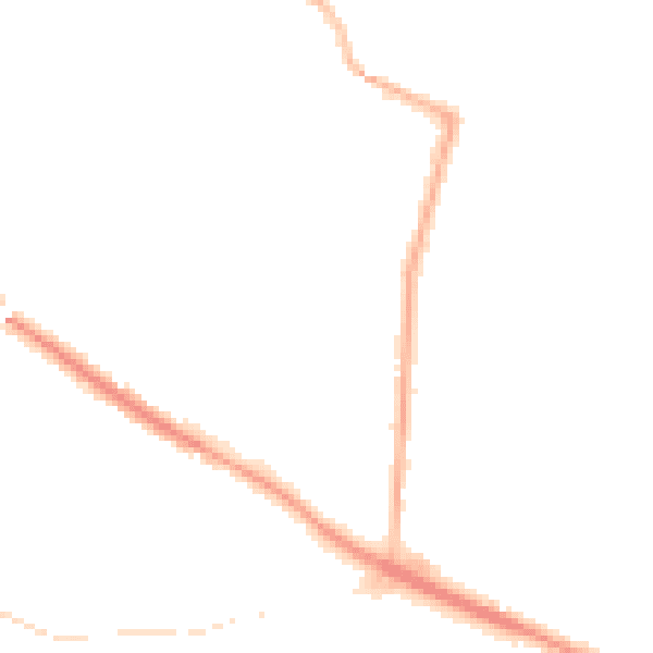 Night-time road noise heatmap for L35 7AD