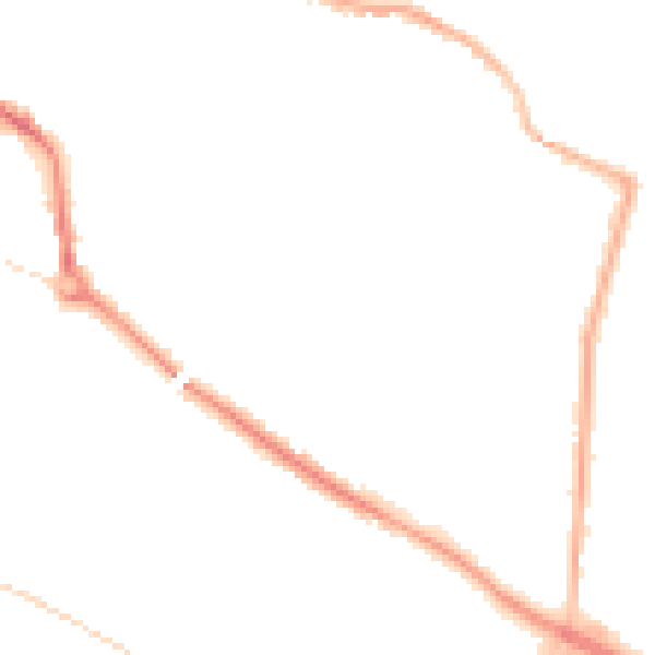 Night-time road noise heatmap for L35 7AF