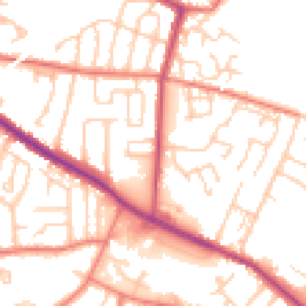 Daytime road noise heatmap for L35 7AH