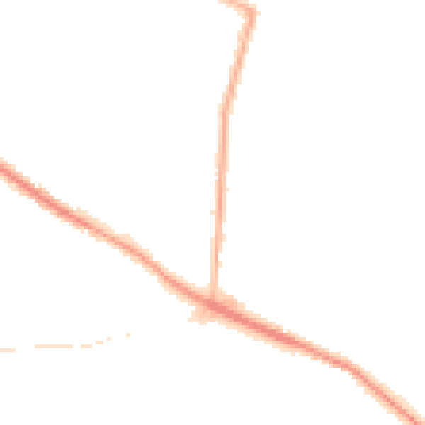 Night-time road noise heatmap for L35 7AH