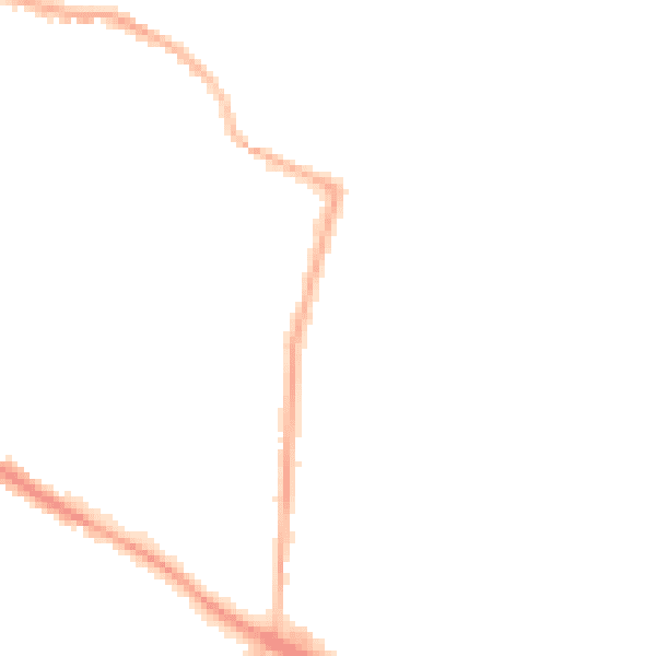 Night-time road noise heatmap for L35 7LX