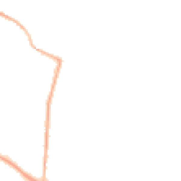 Night-time road noise heatmap for L35 7NE