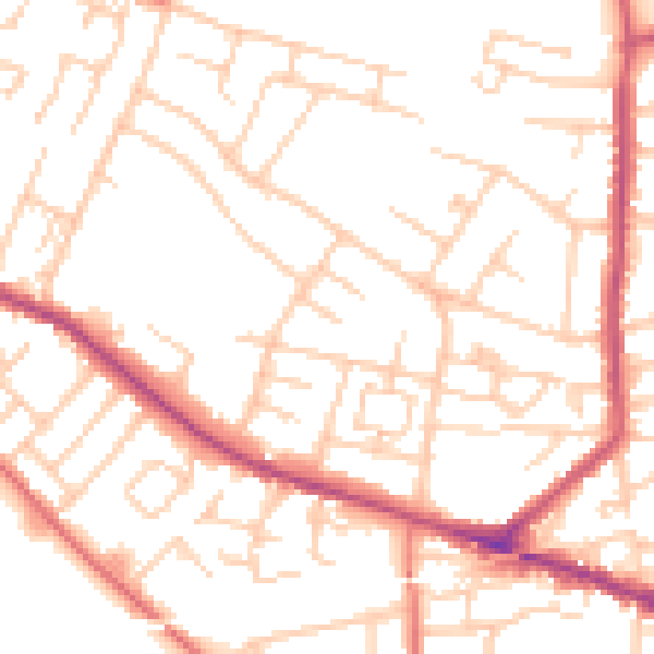 Daytime road noise heatmap for L35 8LP