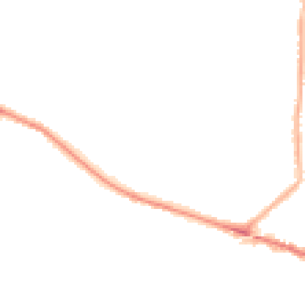 Night-time road noise heatmap for L35 8LT