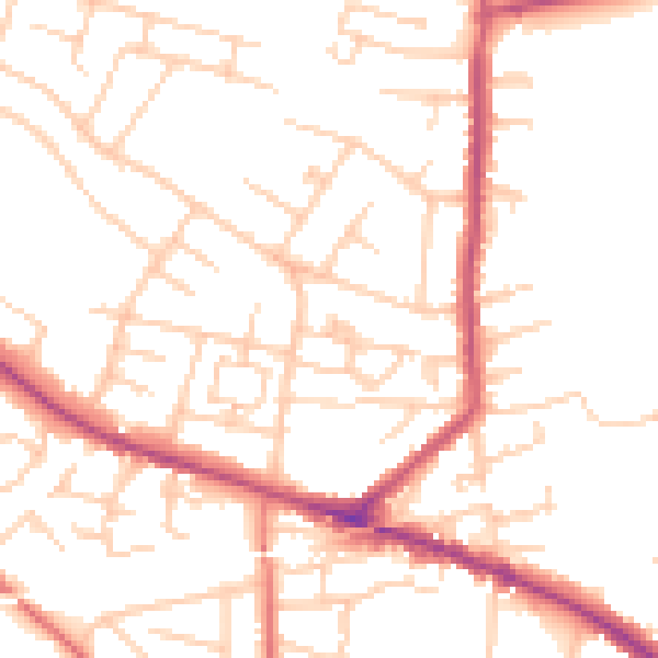 Daytime road noise heatmap for L35 8ND