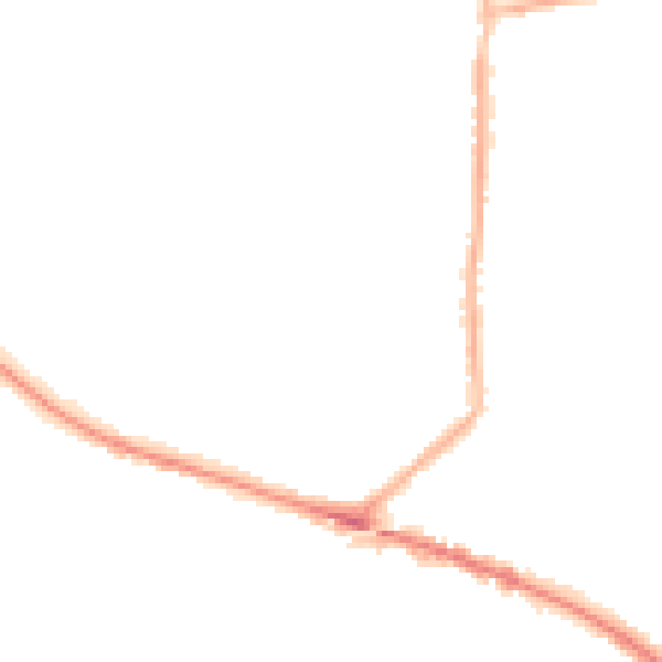 Night-time road noise heatmap for L35 8ND