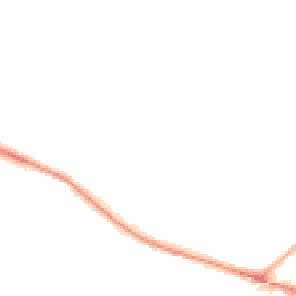 Night-time road noise heatmap for L35 8NE