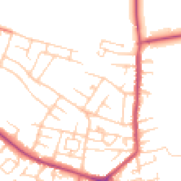 Daytime road noise heatmap for L35 8PG