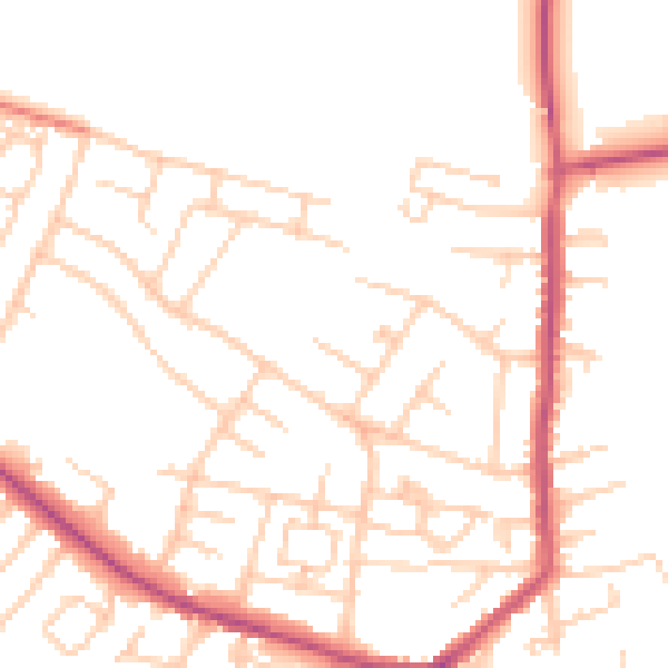 Daytime road noise heatmap for L35 8PL