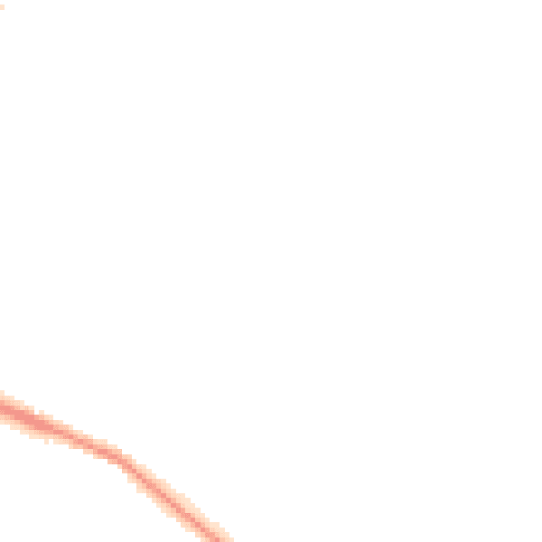Night-time road noise heatmap for L35 8PN