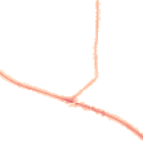 Night-time road noise heatmap for L35 8QJ
