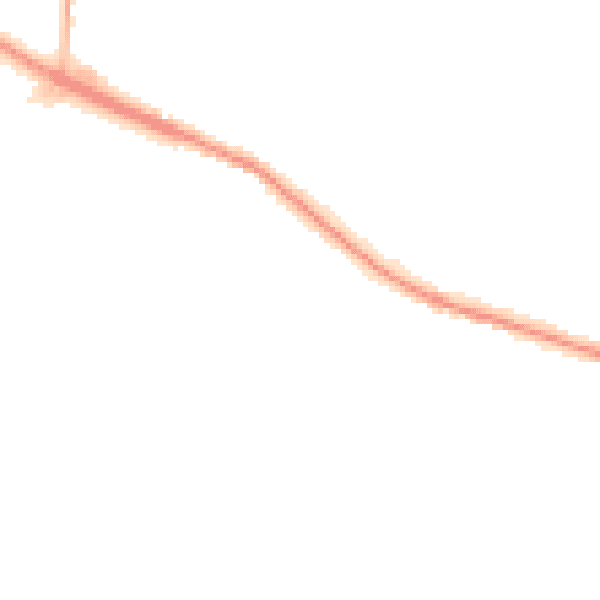 Night-time road noise heatmap for L35 9JQ