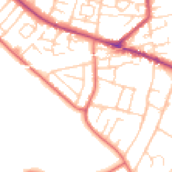 Daytime road noise heatmap for L35 9LB