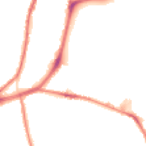 Night-time road noise heatmap for L4 0RA
