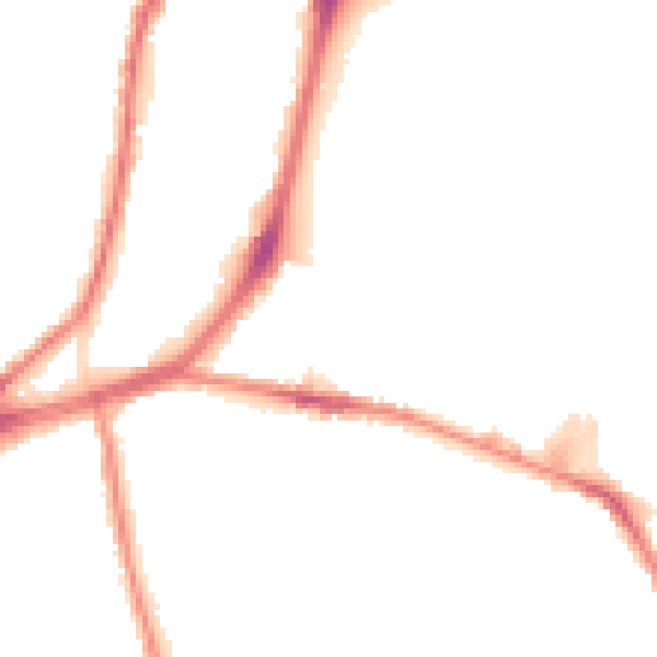 Night-time road noise heatmap for L4 0RJ