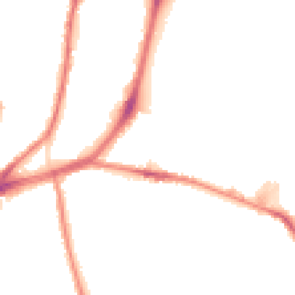 Night-time road noise heatmap for L4 0RN