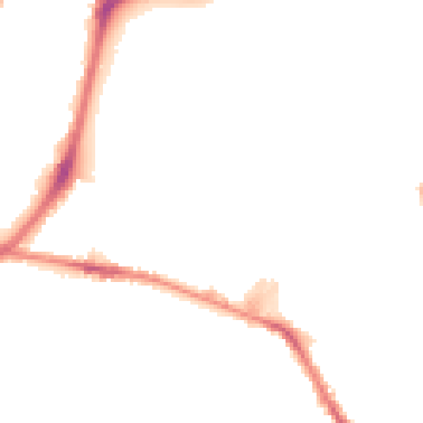 Night-time road noise heatmap for L4 0RR