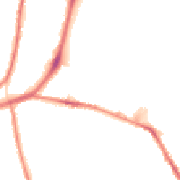 Night-time road noise heatmap for L4 0SA