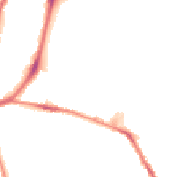 Night-time road noise heatmap for L4 0SE