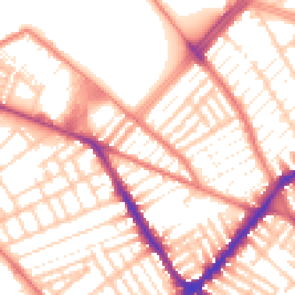 Daytime road noise heatmap for L4 0TB