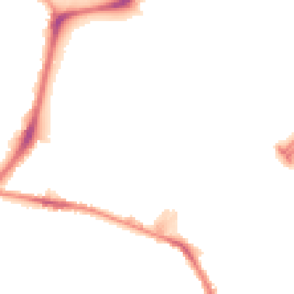Night-time road noise heatmap for L4 0TF
