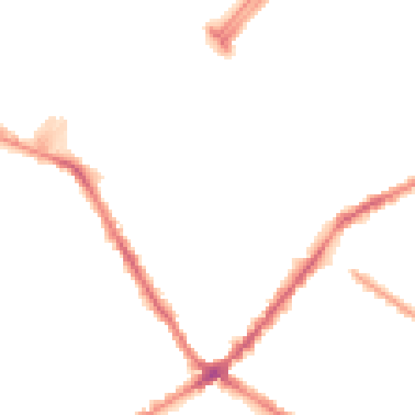 Night-time road noise heatmap for L4 0TN