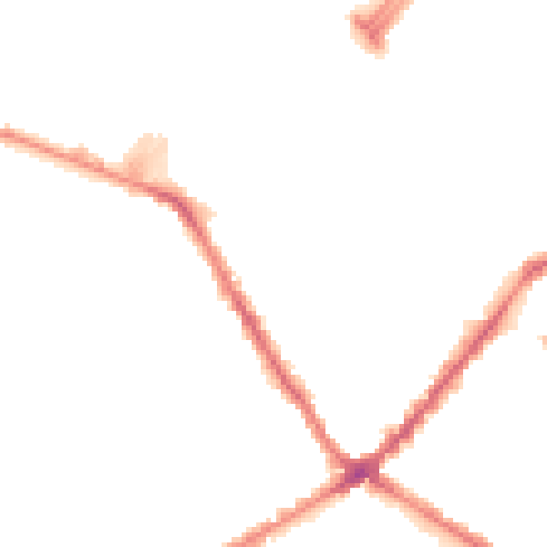 Night-time road noise heatmap for L4 0UB