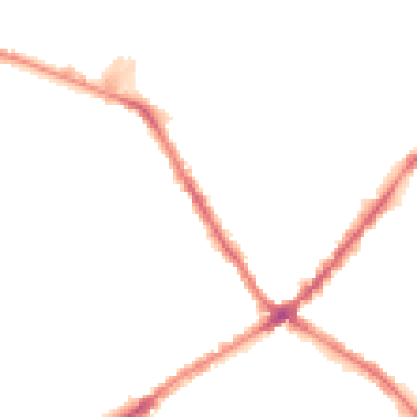 Night-time road noise heatmap for L4 0UQ
