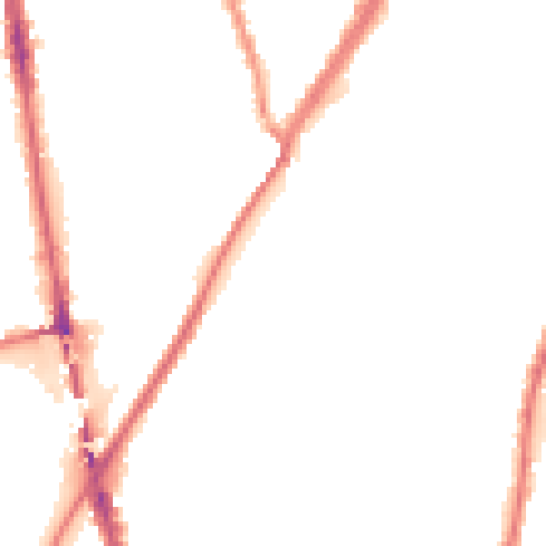 Night-time road noise heatmap for L4 1UZ