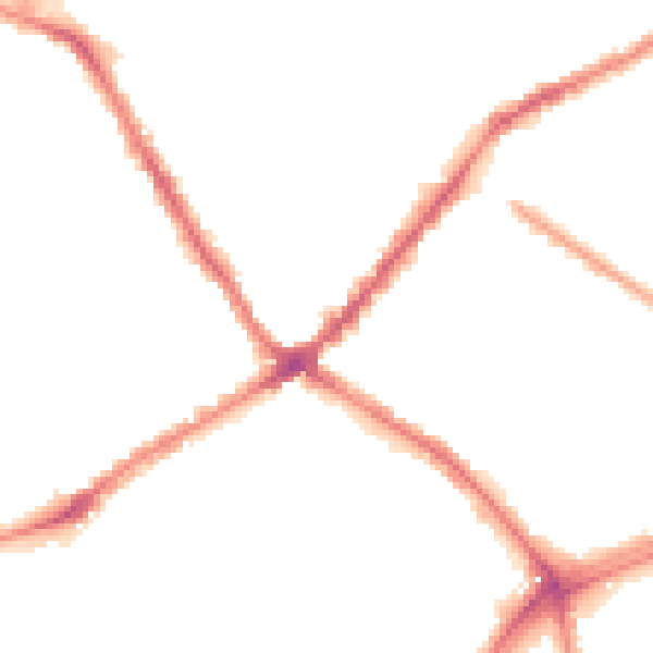 Night-time road noise heatmap for L4 2RD