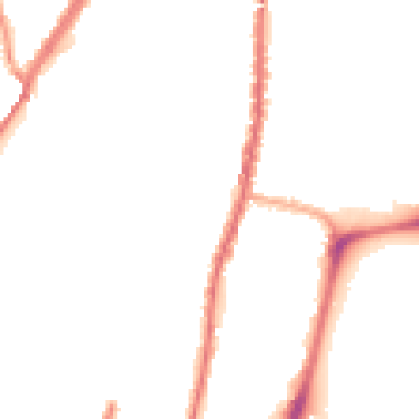 Night-time road noise heatmap for L4 3QT