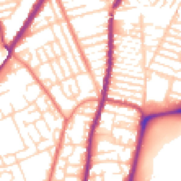 Daytime road noise heatmap for L4 3RD
