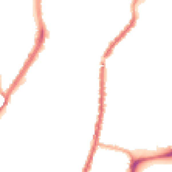 Night-time road noise heatmap for L4 3RE