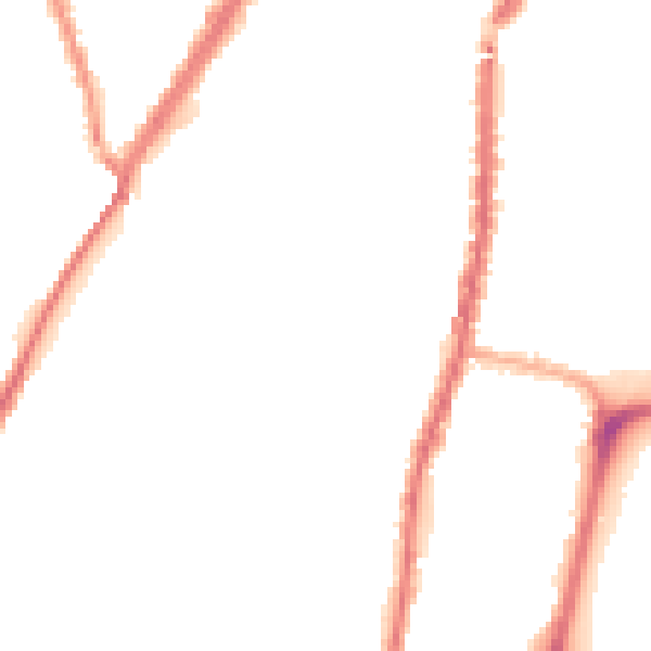 Night-time road noise heatmap for L4 3SH