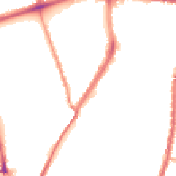 Night-time road noise heatmap for L4 3TL