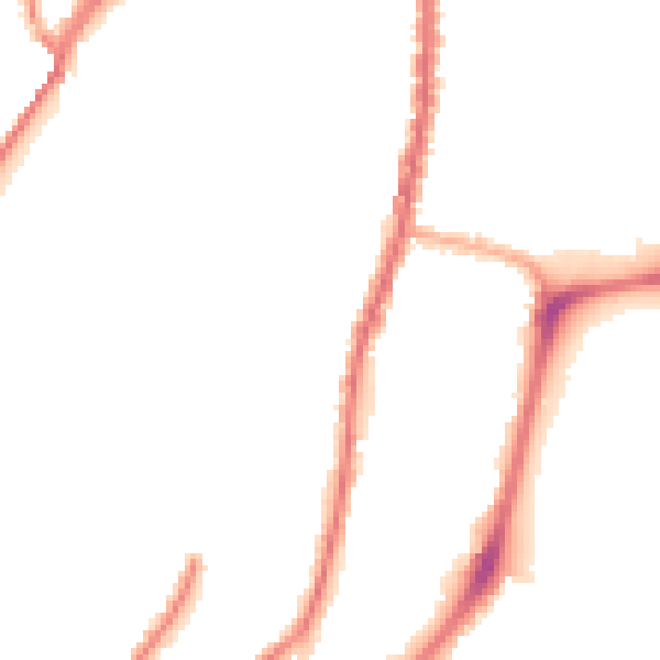Night-time road noise heatmap for L4 4PN