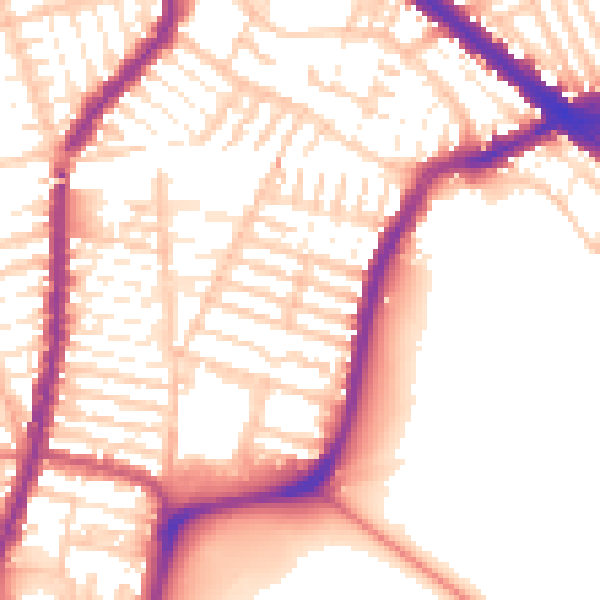 Daytime road noise heatmap for L4 5SD