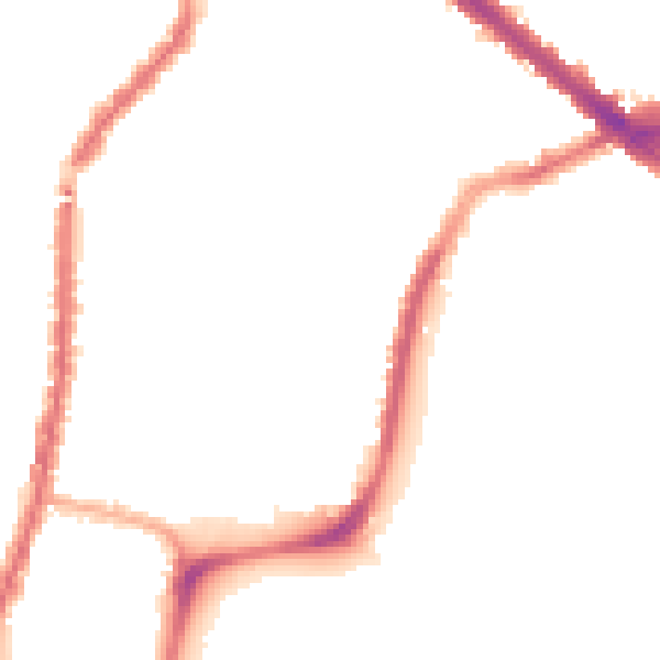 Night-time road noise heatmap for L4 5SD