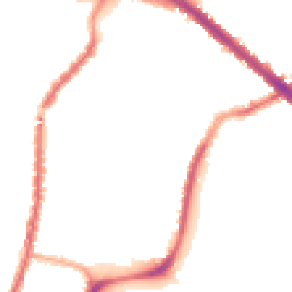Night-time road noise heatmap for L4 5SL