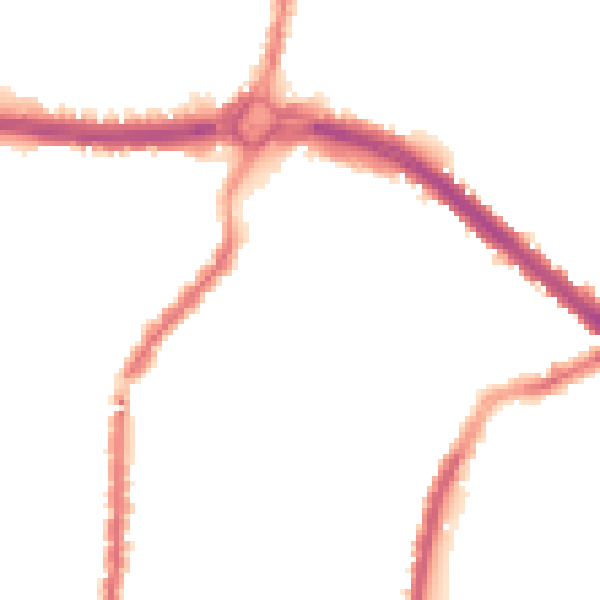 Night-time road noise heatmap for L4 5UE