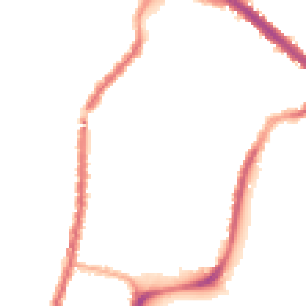 Night-time road noise heatmap for L4 5XA