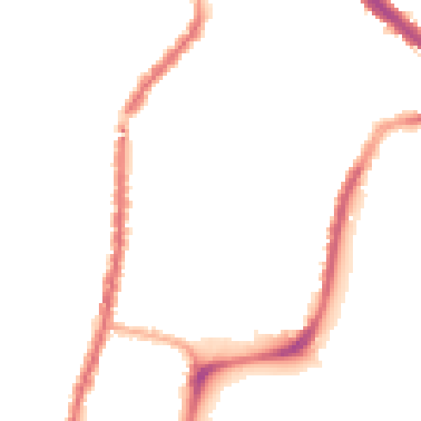 Night-time road noise heatmap for L4 5XE