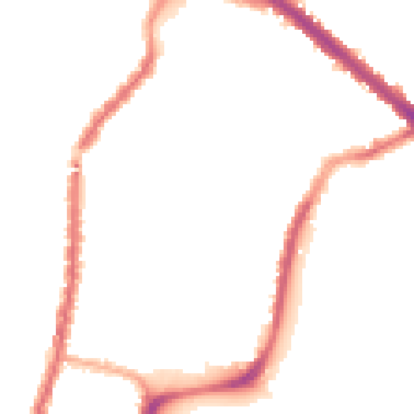 Night-time road noise heatmap for L4 5XJ