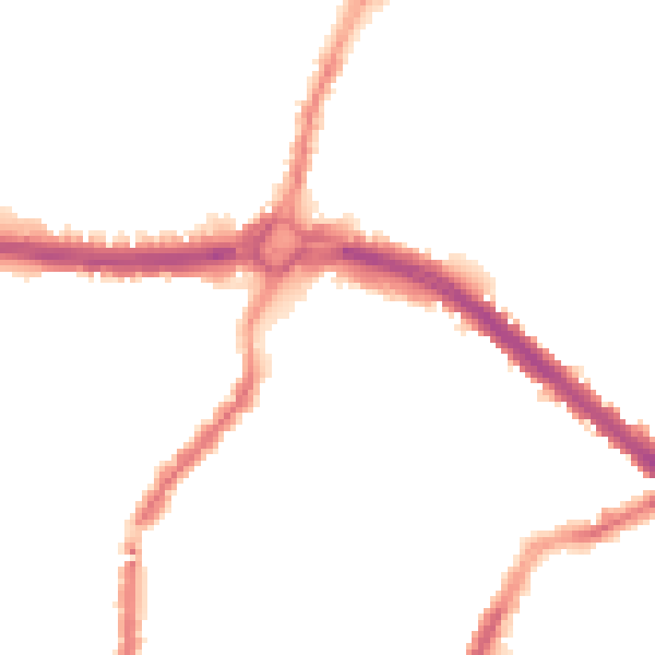 Night-time road noise heatmap for L4 6AA