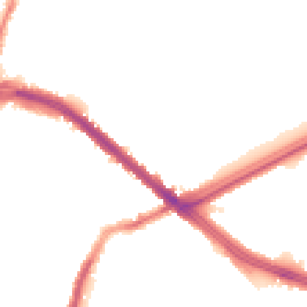 Night-time road noise heatmap for L4 6ST