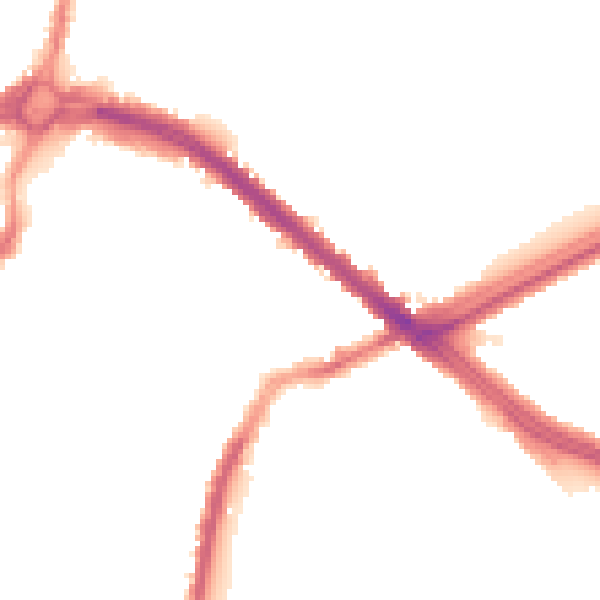 Night-time road noise heatmap for L4 6TU