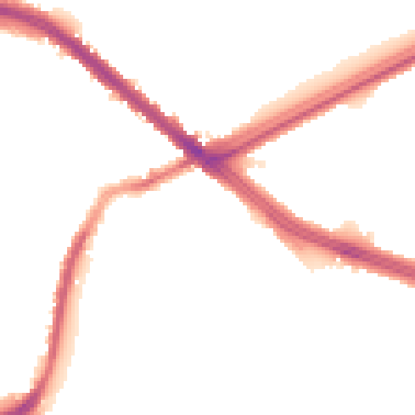 Night-time road noise heatmap for L4 6UP