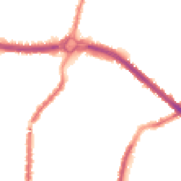 Night-time road noise heatmap for L4 6XA