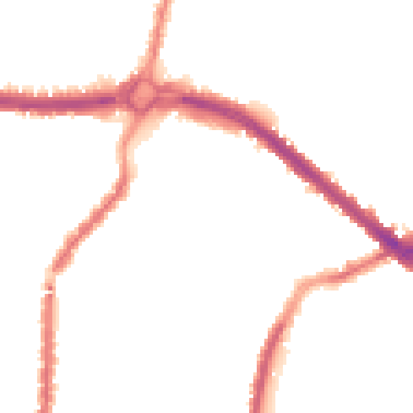 Night-time road noise heatmap for L4 6XW